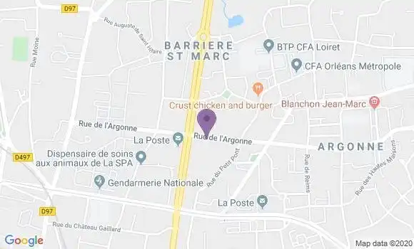 Localisation Mtre Berger Guillaume