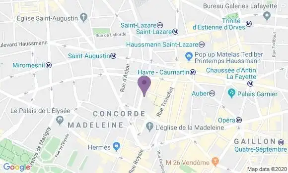 Localisation Mtre Martinez Carole