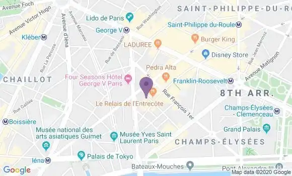 Localisation Mtre Miliotis Sophie