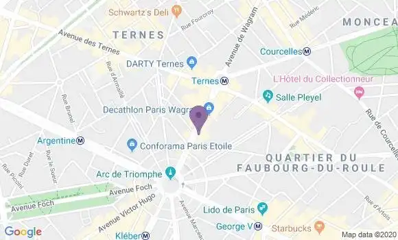 Localisation Mtre Monti Nicolas