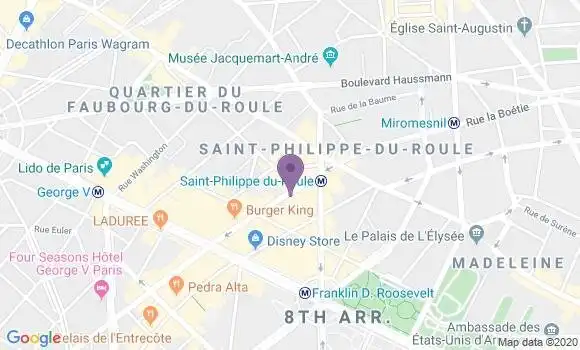Localisation Mtre Murat Pauline