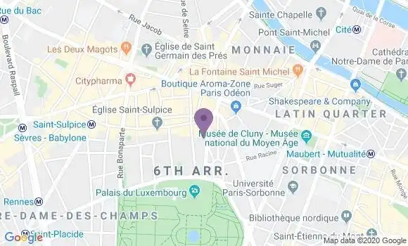 Localisation Mtre Duflos de Saint Amand Amaury