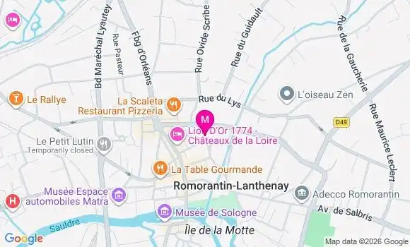 Localisation Mtre Quinet Christian