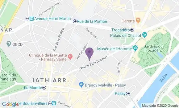 Localisation Mtre De la Bernardie Sophie