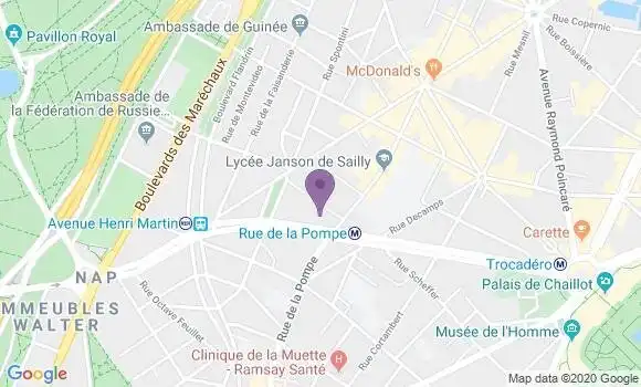 Localisation Mtre Delafraye Nina