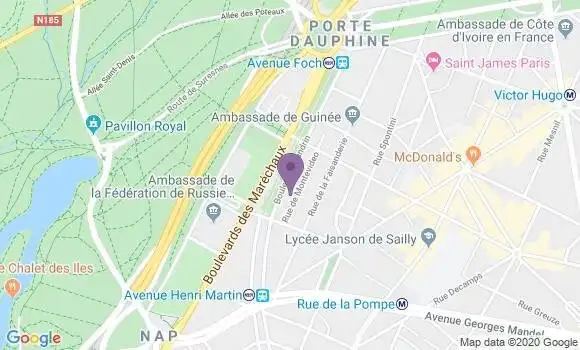 Localisation Mtre Delaunay Mathilde