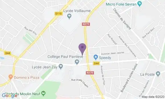 Localisation Mtre Baldo Marcel