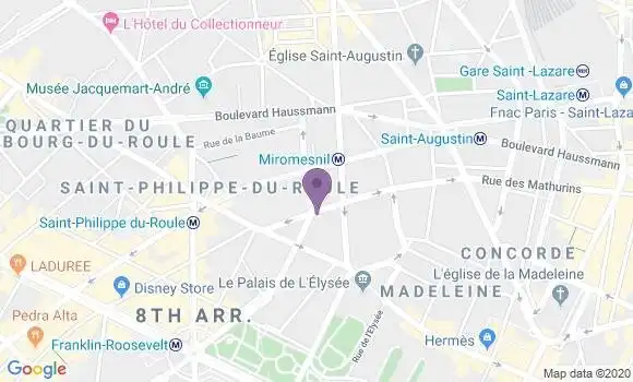 Localisation Mtre Deramond de Roucy Gautier