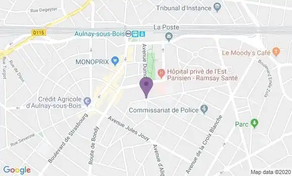 Localisation Mtre Baraniack Elise