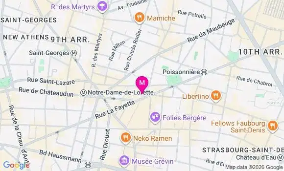 Localisation Mtre Dumez Hamelin Emilie