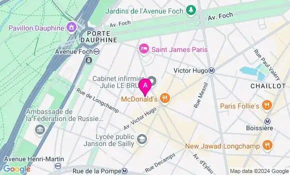 Localisation Mtre Dupont de Dinechin Emanuel