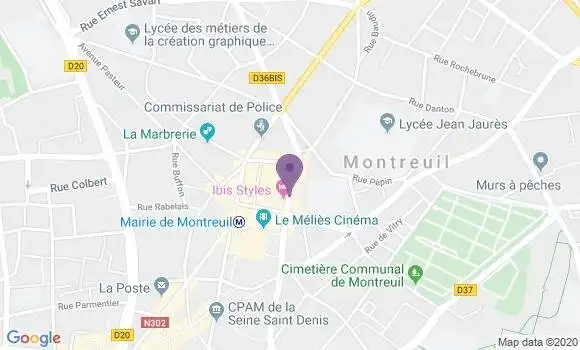 Localisation Mtre Beressi Sandrine