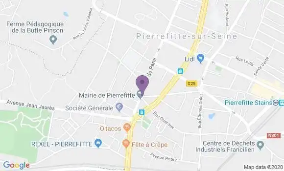 Localisation Mtre Berion Ysmene