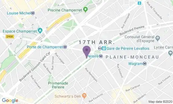 Localisation Mtre Chastenet de Gery Philippe