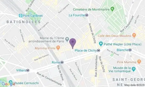 Localisation Mtre Chauvet Florence