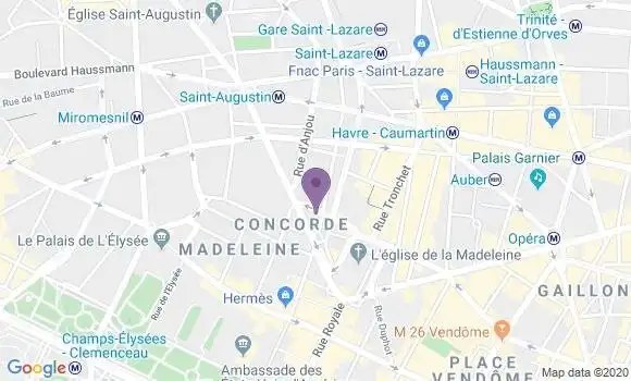 Localisation Mtre Chamard Sablier Vincent