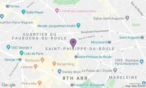 Localisation Mtre Capel Coralie