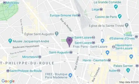 Localisation Mtre Chaplain Emeline