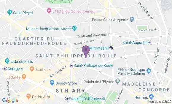 Localisation Mtre Chauveau Antoine