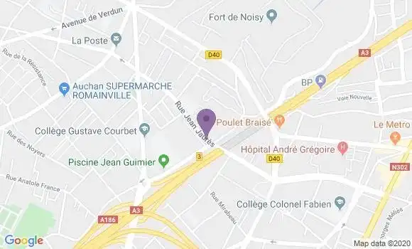Localisation Mtre Boustani Lalla