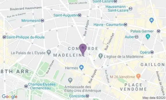 Localisation Mtre Clemenceau Simon