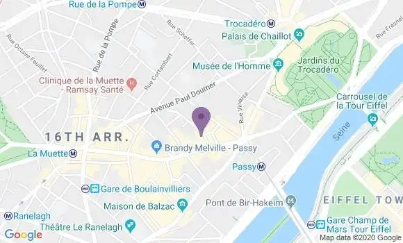 Localisation Mtre Challier Anne Camille