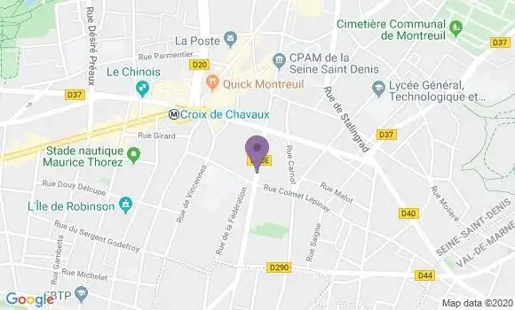 Localisation Mtre Caylar Jean