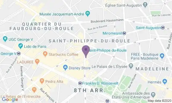 Localisation Mtre Beauchet Bastien