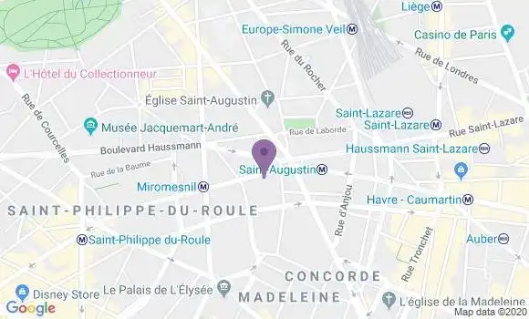 Localisation Mtre Billaud Valentin
