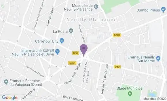 Localisation Mtre Coudray Blanchet Isabelle