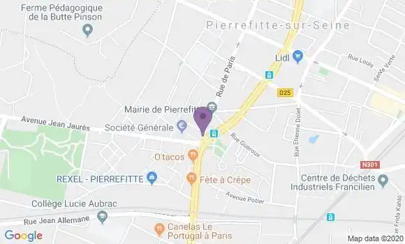 Localisation Mtre Deangeli Jean