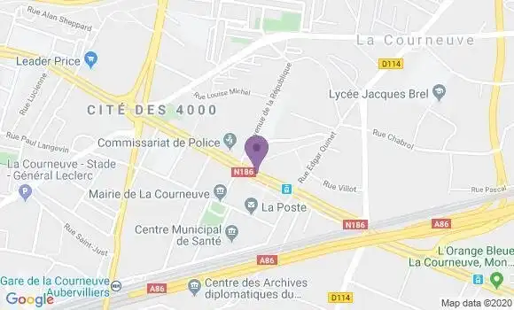 Localisation Mtre Detton François