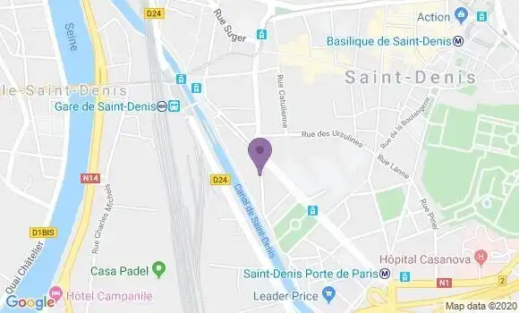 Localisation Mtre Feldman Ludovic