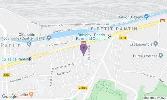 Localisation Mtre Ferreira Antonio