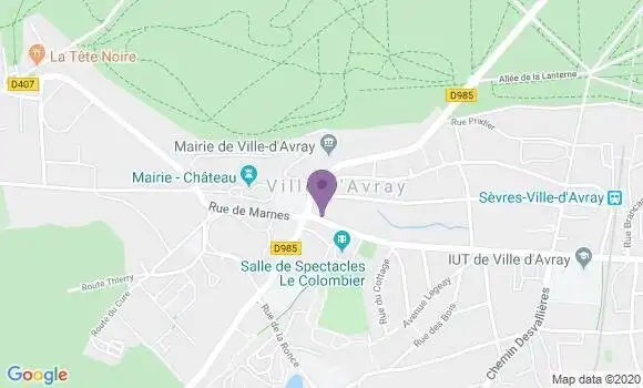 Localisation Mtre Audhoui Claire