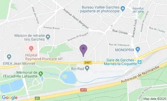Localisation Mtre Bladier Oudin Marie