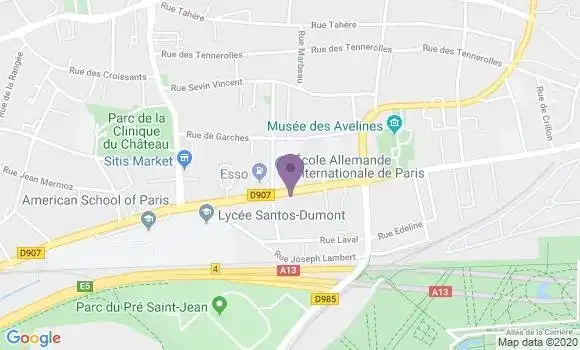 Localisation Mtre Cajot Sophie