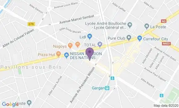 Localisation Mtre Gak Jérôme