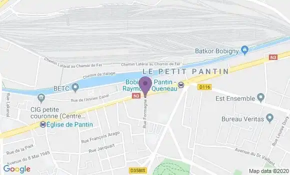 Localisation Mtre Gamelon Daniel