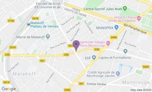 Localisation Mtre Delinde Fabrice