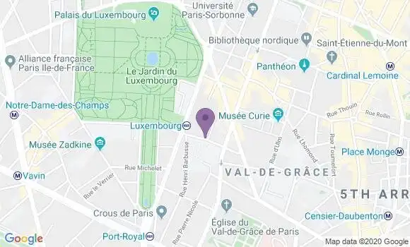 Localisation Mtre Chamoin Camille