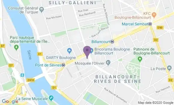 Localisation Mtre Francesconi Bernard