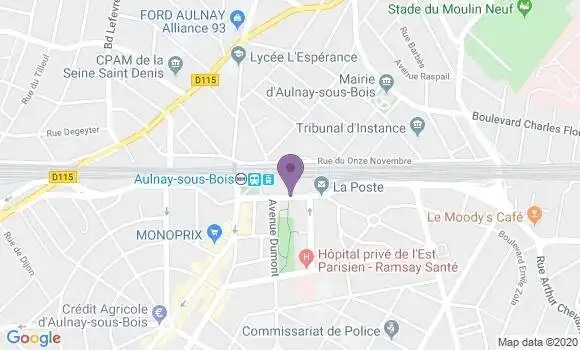 Localisation Mtre Gondard Jean
