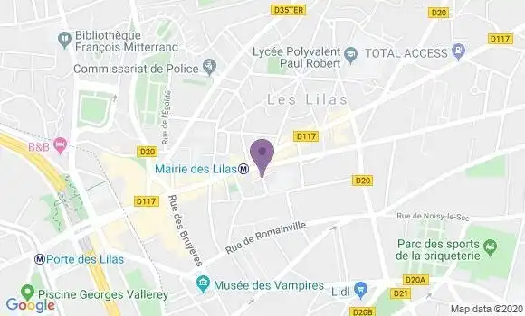 Localisation Mtre Gonzalez Laurence
