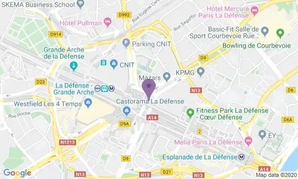 Localisation Mtre Hubeau Nathalie