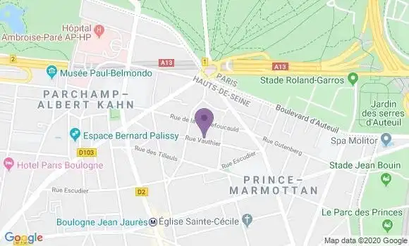 Localisation Mtre Kouch Amsallem Stéphanie