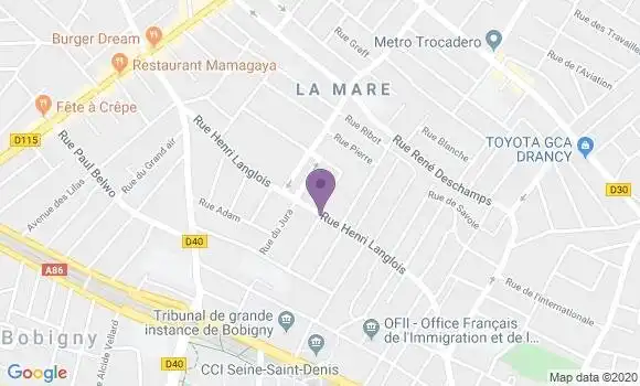 Localisation Mtre Guibere Jean