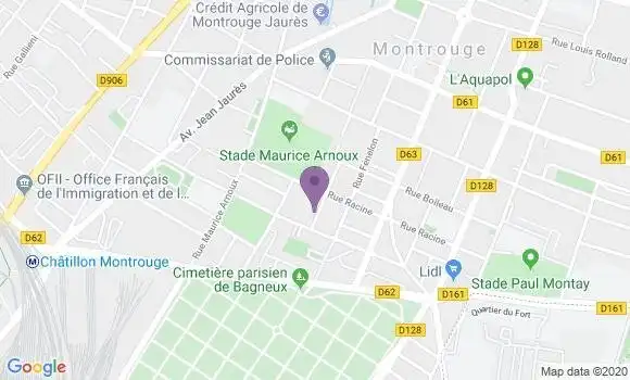 Localisation Mtre Lessert Julien