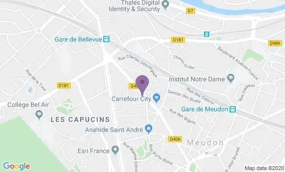 Localisation Mtre Ney Jonathan