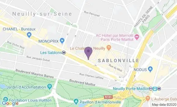 Localisation Mtre Odier Laurence